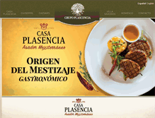 Tablet Screenshot of grupoplascencia.com